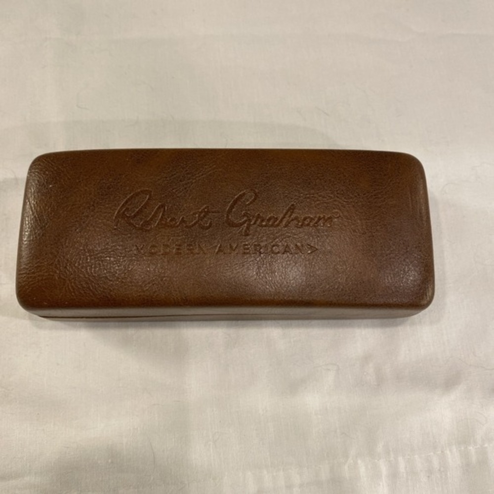 Robert Graham Modern Americana Brown Hardshell Sunglass Glasses Case
